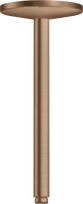 Laikiklis dušo galvai iš lubų AXOR One 280 1jet, 300 mm, raudono šlifuoto aukso, 48495310
