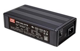 Akumuliatorių Pb, Li-ion įkroviklis 13.8V 20A, TB, PFC, MEAN WELL