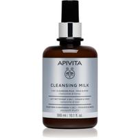 Apivita Cleansing Milk Face & Eyes „Trys viename“ valomasis losjonas veidui ir akims 300 ml