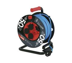 Prailgintuvo ritė su 4 lizdais 50m silicone IP44
