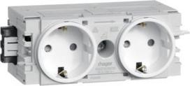 Rozete 2V, balta GS20009016 | 4012740993708
