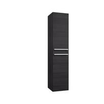 Ūkinė pakabinama spintelė Serena su skalbinių krepšiu 160 cm, juodas ąžuolas 1433201