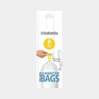 Šiukšlių maišai Brabantia A 3L (ritinėlyje 20 vnt.), 311727