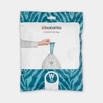 Šiukšlių maišai Brabantia W 5L, (40 vnt), white, 137846