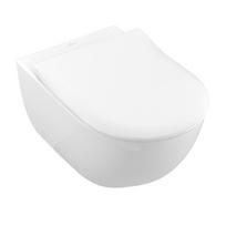 Pakabinamas unitazas Villeroy & Boch Subway 2.0 DirectFlush su CP danga ir SC slim dangtis, balta, 5614R2R1