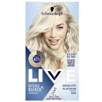 Plaukų šviesinimo priemonė Schwarzkopf Live Intense Bleach, 00A Absolute Platinum, 1 vnt.