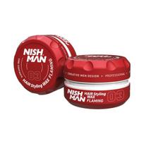 Plaukų formavimo vaškas Nishman Hair Styling Wax 03 Flaming vyrams, 30 ml