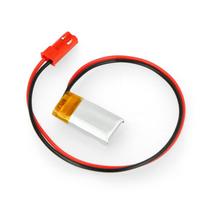 Akyga Li-Pol elementas 40mAh 1S 3.7V - JST-BEC jungtis + lizdas - 20x10x3mm