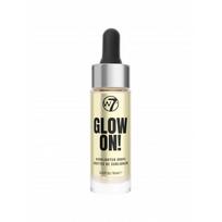W7 Cosmetics Glow On Highlighter Drops Švytėjimo suteikianti priemonė, Honeyed