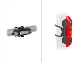 Author A-Stake Mini USB įkraunamas dviračio žibintų rinkinys