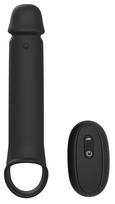 Dream Toys Ramrod Vibrating Extender with Remote Black