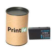 Epson T7012 (C13T70124010) kasetė cyan 35ml (Printle)  (su mikroschema)