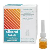 GLICEROL INTELI, 9 g, mikroklizmos suaugusiems, N6 