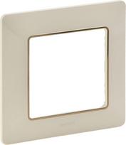 Legrand 754061 VALENA LIFE Ramka pojedyncza kreminė/auksinė 754061