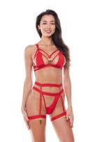Anais Aubrey Harness Red XS