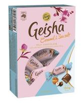 Pieninio šokolado saldainiai GEISHA Caramel Seasalt, 150 g