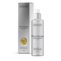 Masažo aliejus su feromonais vyrams Pherostrong Exclusive, 100 ml