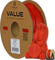 PrimaCreator PrimaValue PLA+ filament for 3D printer, 1.75 mm, red (30231-12792)