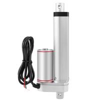 Linijinė pavara 500N 50KG 20mm/s 12V - cilindro eiga 20cm
