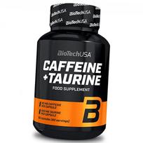 Kofeinas ir taurinas, Kofeinas+Taurinas, BioTech (JAV)  (11084010) 60caps