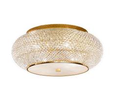 Ideal Lux - Krištolinis lubinis šviestuvas PASHA 10xE14/40W/230V diametras 55 cm auksas