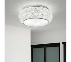 Ideal Lux - Krištolinis lubinis šviestuvas PASHA 10xE14/40W/230V diametras 55 chromas