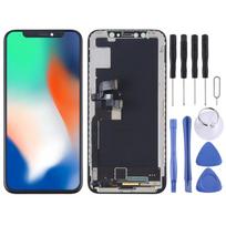 Originalus OLED medžiagos skystųjų kristalų ekranas ir visas komplektas, skirtas „iPhone X“.
