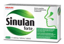 SINULAN FORTE maisto paildas kvėpavimo takams ir imunitetui , 15 tablečių