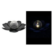 LED metalinis gėlės formos lauko šviestuvas ALMA GARDEN, Ø25 cm