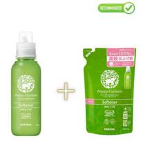 Saraya Happy Elephant Skalbinių kondicionierius 600ml + užpildas 540ml