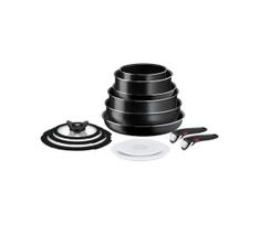 Tefal - Virtuvės indų rinkinys 13 vnt. INGENIO EASY COOK & CLEAN BLACK