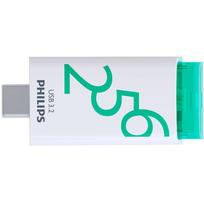 PHILIPS USB-C 3.2 Gen 1 Flash Drive, Click, Spring Green, 256GB