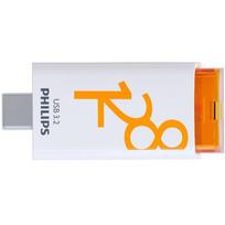 PHILIPS USB-C 3.2 Gen 1 Flash Drive, Sunrise Orange, 128GB