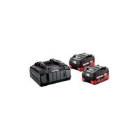 685122000 METABO.BATERIJA 18V 5,5Ah LIHD x2+KROVĖ. ASC 145