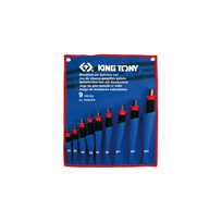 1009GPN KT PUNCH PUNCHES rinkinys 9 vnt. 2-14 mm su gumine rankena