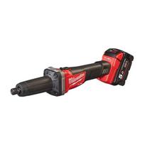 4933459107 MILWAUKEE TIESINIS ŠLIFUOKLIS M18 FDG-502X (6 MM / 8 MM, 2 X 5.0 AH)
