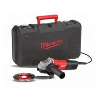 4933451281 MILWAUKEE AG800-115ED kampinis šlifuoklis SET 800W 115mm