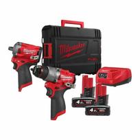 4933492510 MILWAUKEE ĮRANKIŲ RINKINYS M12 FPP2A3-402X (FPD2 + FID2, 2 X 4.0 AH)