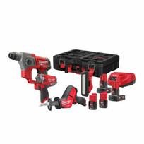 4933492515 MILWAUKEE M12 FPP4C-624PEU ĮRANKIŲ RINKINYS (M12 FUEL, 4 ĮRANKIAI, 4 AKUMULIATORIAI)