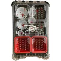 4932472248 MILWAUKEE PACKOUT™ SIENINIO MONTAVIMO PRIEDŲ RINKINYS (12 VNT.)