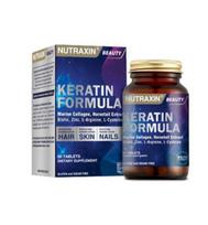 Nutraxin Keratin Formula 60 tablečių plaukų priežiūros vitaminas