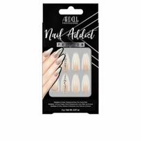 Dirbtiniai nagai Ardell Nail Addict Nude Light Crystal, 24 vnt.