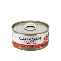 Canagan konservai su tunu ir krabais katėms, 75 g