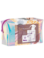SkinClinic rinkinys: SUN PROTECTION OIL 150 ml. + SYL 100 SPF50+ 50ml.+ HIDROGEL 4ml.+kosmetinė