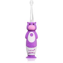 Brush Baby WildOnes WildOne elektrinis dantų šepetėlis +2 pakaitinės galvutės vaikams Hippo 1 vnt.