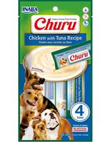INABA Churu Chicken with tuna 4x14g vištiena su tunu šunims