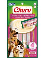 INABA Churu Chicken with salmon 4x14g vištiena su lašiša šunims