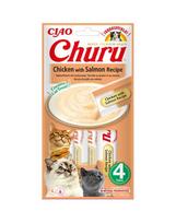 INABA Churu Chicken with salmon 4x14g vištiena su lašiša katei