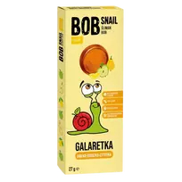 Obuolio-kriaušės-citrinos užkandis, be pridėtinio cukraus | Bob Snail (27g)