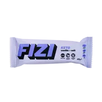 KETO baltymininis  batonėlis su žemės riešutais ir druska | Fizi (45 g)
